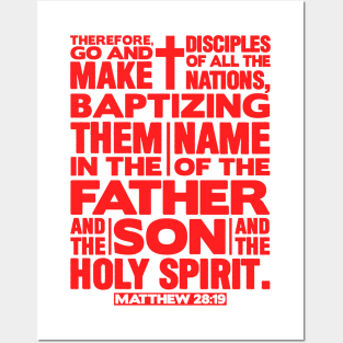 Matthew 28:19 Make Disciples of all the Nations Posters and Art